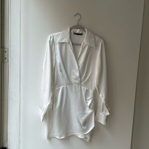 Zara white dress